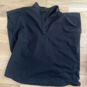 Figs black scrub top